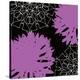 VIBRANT PURPLE FLORAL-Yashna-Stretched Canvas