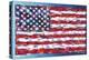 Vibrant Stars and Stripes-Carolee Vitaletti-Stretched Canvas