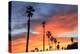 Vibrant sunset, Pacific Beach, San Diego, California, USA-Stuart Westmorland-Premier Image Canvas