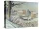 Vicarage in the Snow-Eric Ravilious-Premier Image Canvas