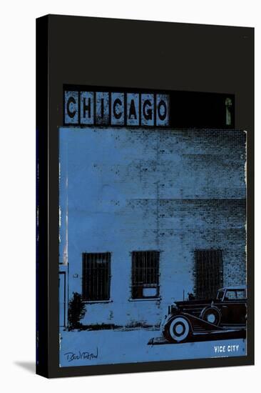 Vice City - Chicago grey-Pascal Normand-Stretched Canvas