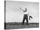 Vice Presidential Candidate Henry A. Wallace, Throwing a Boomerang in a Field-Thomas D^ Mcavoy-Premier Image Canvas