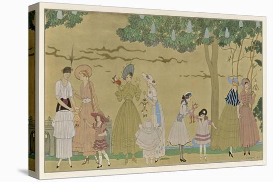 Vichy Fashions 1915-Georges Barbier-Stretched Canvas