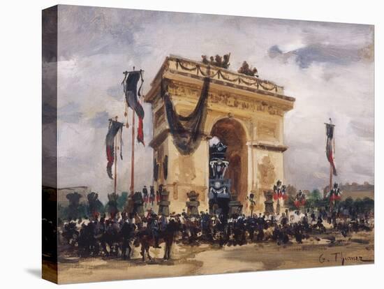 Victor Hugo's Funeral-Gabriel Thurner-Premier Image Canvas