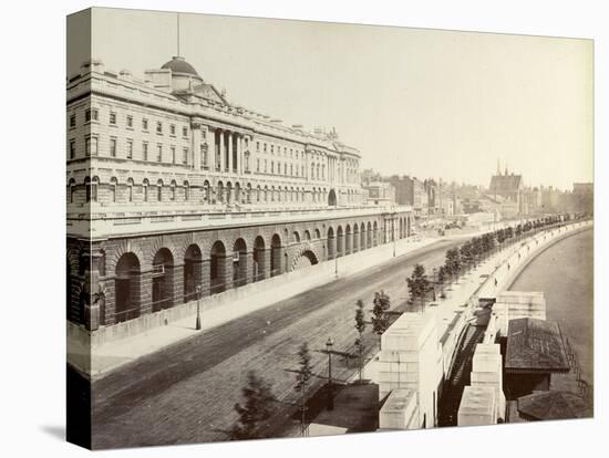 Victoria Embankment, Showing Somerset House, London, 1887-null-Premier Image Canvas