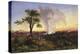 Victoria Falls at Sunrise-Thomas Baines-Premier Image Canvas