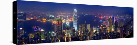 Victoria Harbour and Skyline from the Peak, Hong Kong, China-Michele Falzone-Premier Image Canvas