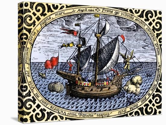 Victoria, One of Magellan's Fleet Which Circumnavigated the Earth, c.1519-1520-null-Premier Image Canvas