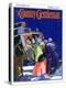 "Victorian Christmas Scene," Country Gentleman Cover, December 1, 1931-Kraske-Premier Image Canvas