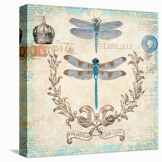 Victorian Dragonflies-Christopher James-Stretched Canvas