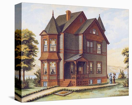Victorian House, No. 11-null-Stretched Canvas