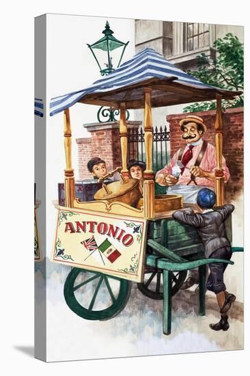 Victorian Ice-Cream Seller-Peter Jackson-Premier Image Canvas