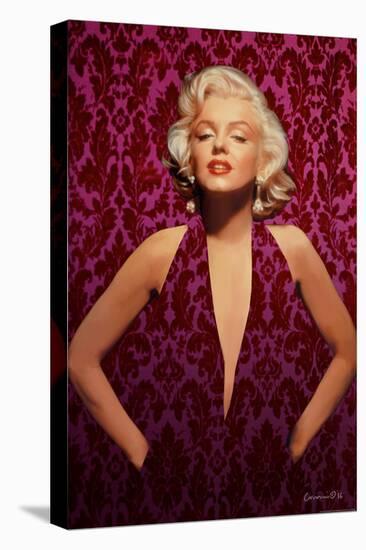 Victorian Marilyn-Chris Consani-Stretched Canvas