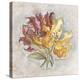 Victorian Panel-Lilies-Peggy Abrams-Stretched Canvas