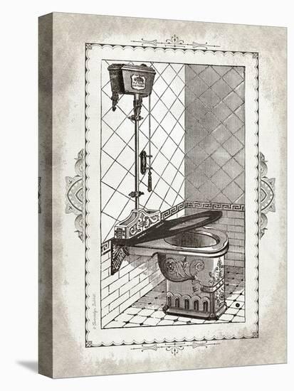 Victorian Toilet I-Gwendolyn Babbitt-Stretched Canvas