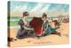 Victorians on the Beach-null-Stretched Canvas
