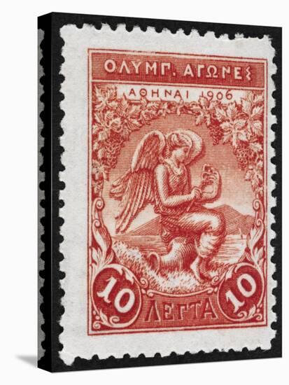 Victory. Greece 1906 Olympic Games 10 Lepta, Unused-null-Premier Image Canvas