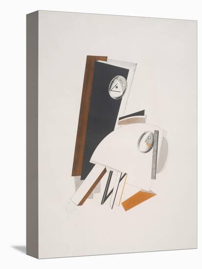 Victory Over the Sun, 4. Anxious People-El Lissitzky-Premier Image Canvas