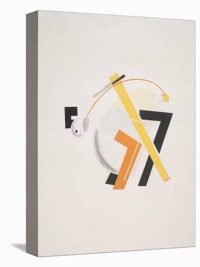 Victory Over the Sun, 8. Old Man (Head 2 Steps behind)-El Lissitzky-Premier Image Canvas