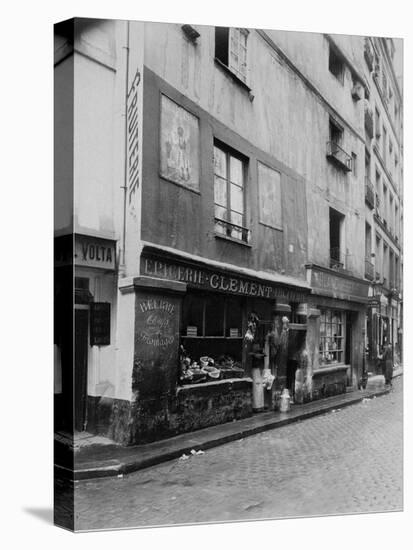 Vieille maison à pans de bois, 3 rue Volta à Paris-Eugène Atget-Premier Image Canvas