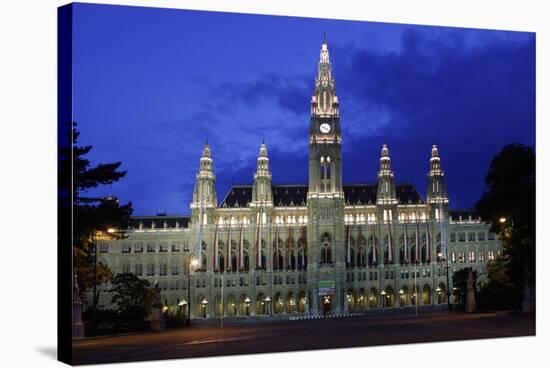 Vienna Rathaus-Chris Bliss-Stretched Canvas