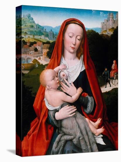 Vierge a L'enfant  (Virgin and Child) Peinture De Gerard David (Gheeraedt Ou Geerart Janszoon) (Ve-Gerard David-Premier Image Canvas