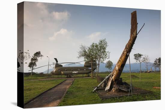 Vietnam, Dmz Area. Quang Tri Province, Khe Sanh, Fch-47 Chinook Helicopter-Walter Bibikow-Premier Image Canvas