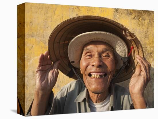 Vietnam, Hoi An, Portrait of Elderly Fisherman-Steve Vidler-Premier Image Canvas