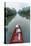 Vietnam, Perfume River. Young Vietnamese Girls on a Boat Going to the Perfume Pagoda (Mr)-Matteo Colombo-Premier Image Canvas