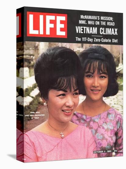 Vietnam's Madame Nhu and Daughter, October 11, 1963-John Loengard-Premier Image Canvas