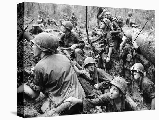 Vietnam War - U.S. Army-Henri Huet-Premier Image Canvas