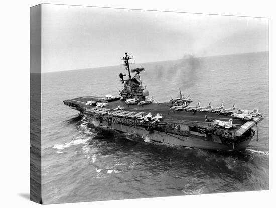 Vietnam War USS Aircraft Carrier-Holloway-Premier Image Canvas