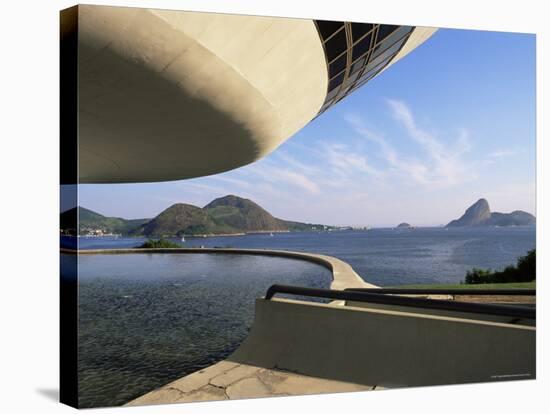 View Across Bay to Rio from Museo De Arte Contemporanea, by Oscar Niemeyer, Rio De Janeiro, Brazil-Upperhall-Premier Image Canvas