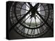 View Across Seine River from Transparent Face of Clock in the Musee d'Orsay, Paris, France-Jim Zuckerman-Premier Image Canvas