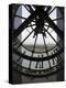 View Across Seine River Through Transparent Face of Clock in the Musee d'Orsay, Paris, France-Jim Zuckerman-Premier Image Canvas