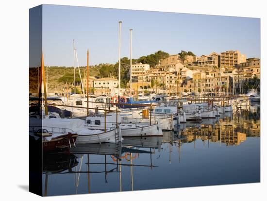 View across the Harbour at Sunrise, Port De Soller, Mallorca, Balearic Islands, Spain, Mediterranea-Ruth Tomlinson-Premier Image Canvas