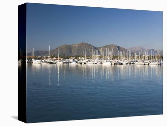 View across the Harbour Port D'Alcudia, Mallorca, Balearic Islands, Spain, Mediterranean, Europe-Ruth Tomlinson-Premier Image Canvas