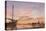 View across the Lagoon, Venice, Sunset, 1850-Edward William Cooke-Premier Image Canvas