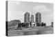 View across the Thames at Battersea. 21st August 1971-Staff-Premier Image Canvas