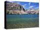 View Across Turquoise Waters of Bow Lake in Summer, Alberta, Canada-Ruth Tomlinson-Premier Image Canvas