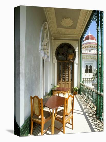 View Along Balcony at the Palacio De Valle, Cienfuegos, Cuba, West Indies, Central America-Lee Frost-Premier Image Canvas