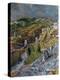 View and Map of Toledo-El Greco-Premier Image Canvas