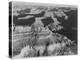 View Dark Shadows To Right High Horizon "Grand Canyon National Park" Arizona. 1933-1942-Ansel Adams-Stretched Canvas
