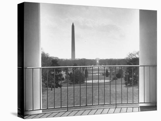 View from Balcony of the White House-Thomas D^ Mcavoy-Premier Image Canvas