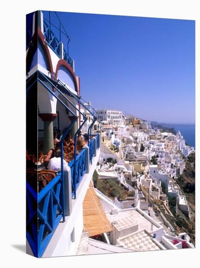 View from Cliffs, Santorini, Greece-Bill Bachmann-Premier Image Canvas