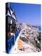 View from Cliffs, Santorini, Greece-Bill Bachmann-Premier Image Canvas