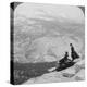 View from Clouds Rest over the Little Yosemite Valley to Mount Clark, California, USA, 1902-Underwood & Underwood-Premier Image Canvas
