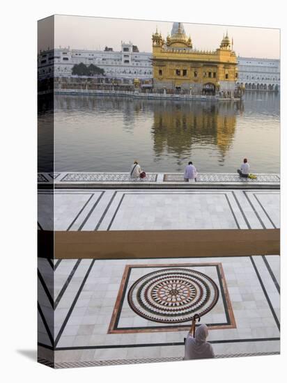 View from Entrance Gate of Holy Pool and Sikh Temple, Golden Temple, Amritsar, Punjab State, India-Eitan Simanor-Premier Image Canvas