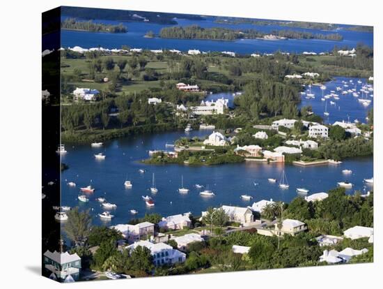 View from Gibbs Hill Overlooking Southampton Parish, Bermuda-Gavin Hellier-Premier Image Canvas