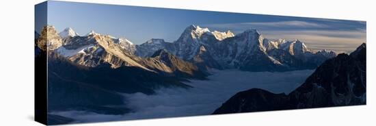 View from Gokyo Ri (5300 Metres), Dudh Kosi Valley, Solu Khumbu (Everest) Region, Nepal, Himalayas-Ben Pipe-Premier Image Canvas